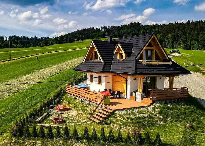 וילה Em Gorce Komfortowe Z Sauna I Jacuzzi Waksmund